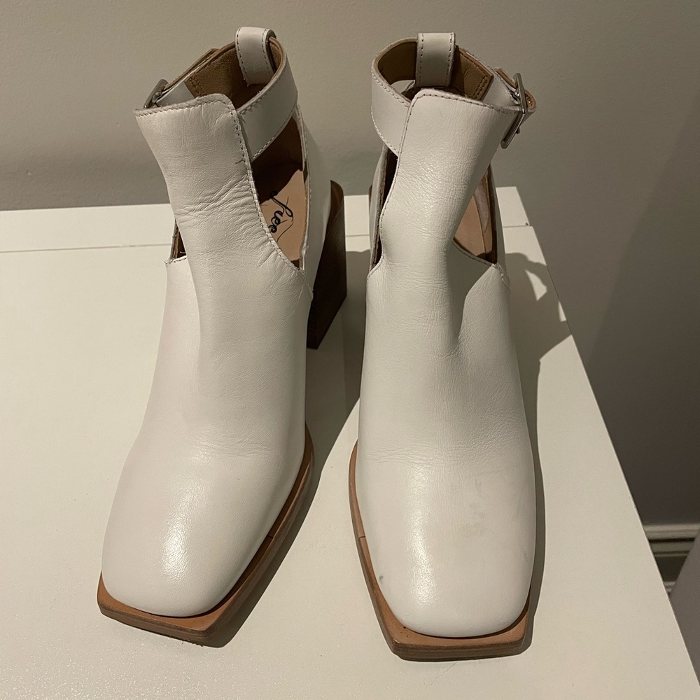 Free People - Brady buckle bootie white size 7